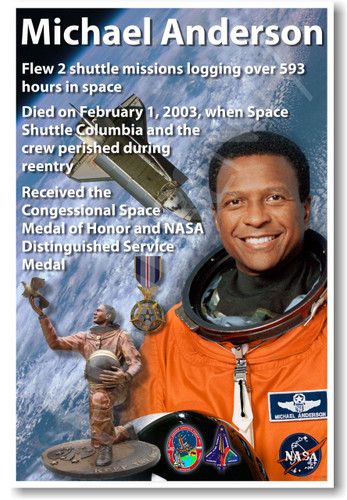 Michael Anderson - NEW NASA African American Astronaut Space Poster (fp362) PosterEnvy