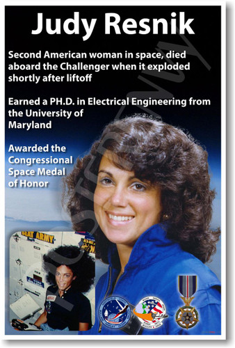 Judy Resnik - NEW NASA American Astronaut Space Shuttle Female Woman Women Poster (fp368)