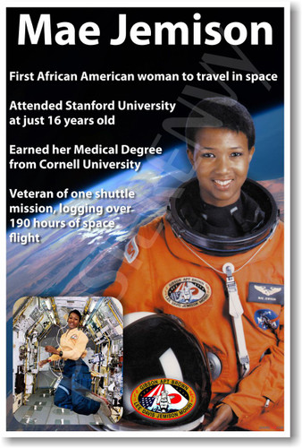 Mae Jemison - NEW NASA African American Astronaut Space Shuttle Poster (fp370) Woman Female Women PosterEnvy