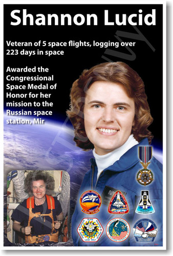 Shannon Lucid - NEW NASA American Woman Female Women Astronaut Space Poster (fp375) PosterEnvy