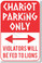 Chariot Parking Only - NEW Humor Poster (hu267) Roman Teacher PosterEnvy Gift Novelty violators fed lions