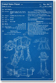 Star Wars - AT-AT Patent - NEW Famous Invention Patent Poster (fa137) PosterEnvy