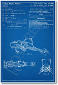 Star Wars - Speeder Bike Patent - NEW Famous Invention Patent Poster (fa159) PosterEnvy
