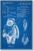 Star Wars - Wicket Ewok Patent - NEW Famous Invention Patent Poster (fa165)