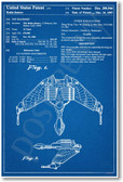 Star Trek - Klingon Ship Patent - NEW Famous Invention Patent Poster (fa149) Film Movie TV Show PosterEnvy
