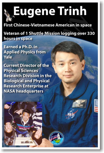 NASA Astronaut Eugene Trinh - First Chinese-Vietnamese American in Space - NEW Space Poster (fp410) PosterEnvy