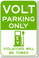 Volt Parking Only (green) - NEW Electric Vehicle EV Poster (hu280) posterenvy car auto gift