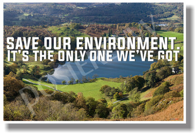 Save Our Environment - NEW Classroom Motivational POSTER (cm1058) PosterEnvy