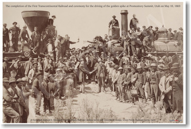 The First Transcontinental Railroad - NEW American History Poster (ss157) PosterEnvy 