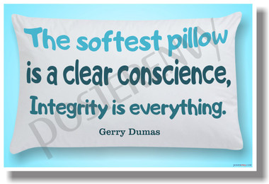 ...Integrity Is Everything - Gerry Dumas - NEW Classroom Motivational Poster (cm1094)