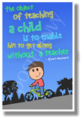 The Object Of Teaching A Child... - Elbert Hubbard - NEW Classroom Motivational Poster (cm1098)