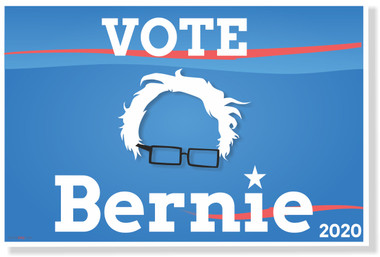 Vote Bernie 2020 (horizontal) - NEW Political Poster
