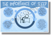 The Importance Of Sleep - NEW Health and Safety POSTER (he072)