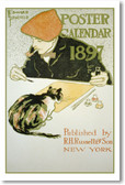 Edward Penfield Self Portrait - Poster Calendar 1897