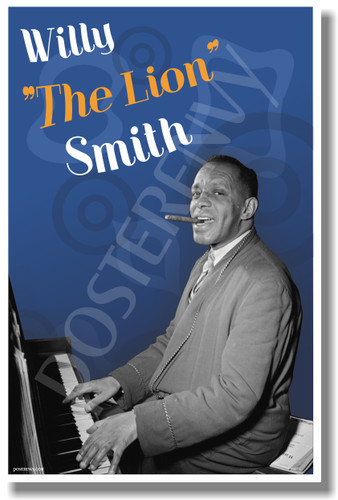 Willie "The Lion" Smith - Famous Jazz Artists - NEW Music Poster (fp429) PosterEnvy Poster