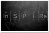 inSPIRe NEW Science Classroom Periodic Table Elements Poster (ms306) PosterEnvy iodine  chemistry blackboard