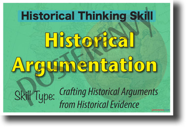 Historical Argumentation - NEW Social Studies POSTER (ss174) Poster Envy Poster