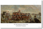 The 28th Regiment at Quatre Bras Elizabeth Thompson 1875 NEW Fine Arts POSTER (fa171) posterenvy oil painting female women british english