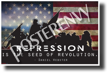 Repression is the seed of Revolution - NEW Classroom Motivational Poster