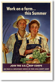Work on a farm this Summer - Join the U.S. Crop Corps
