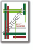 Merry Christmas Rectangles - NEW Classroom Motivational Poster - Poster Envy