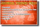 Historical Thinking Skills - NEW Classroom Social Studies POSTER (ss182)