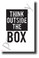 Think Outside the Box - NEW Classroom Motivational POSTER (cm1282)