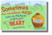 Sometimes the Smallest Things Take Up the Most Room in Your Heart - NEW Classroom Motivational POSTER