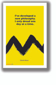 I Only Dread One Day at a Time - Charlie Brown - NEW Funny Novelty Peanuts Poster