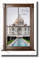 Taj Mahal - Window View - NEW World Travel Poster