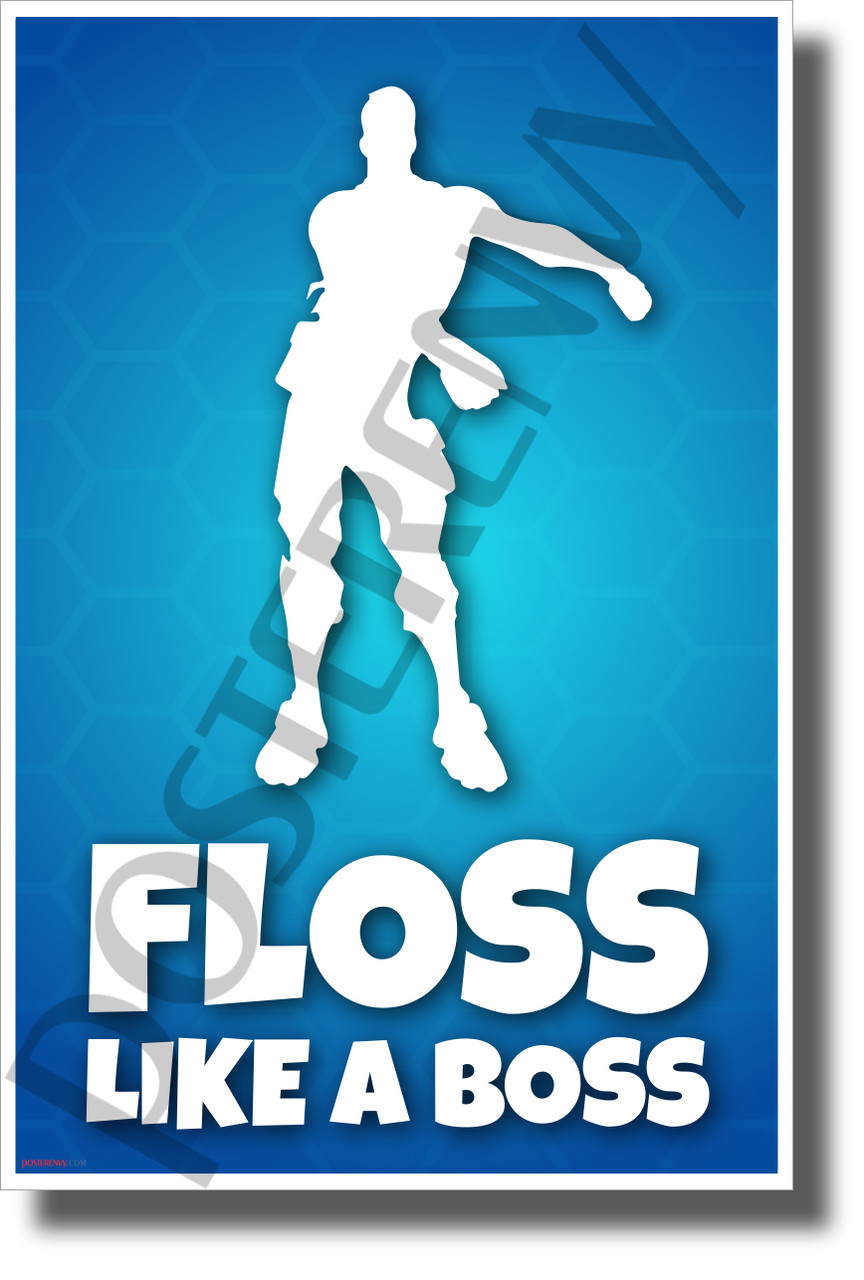 Floss Like A Boss Water Bottle Fortnite Inspired 700ml Colours Gaming Flask  Xmas