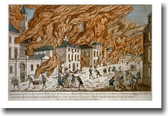 Fire in New York - American Historical Art