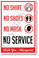 No Shirt, No Shoes, NO MASK, No Service version 2 - New Public Safety POSTER