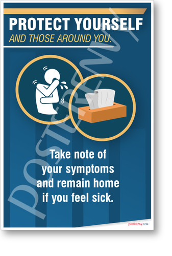 Take Note of Your Symptoms - New Public Safety POSTER
