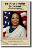 FIRST Black Woman Supreme Court Justice - Ketanji Brown Jackson - NEW Classroom Motivational POSTER