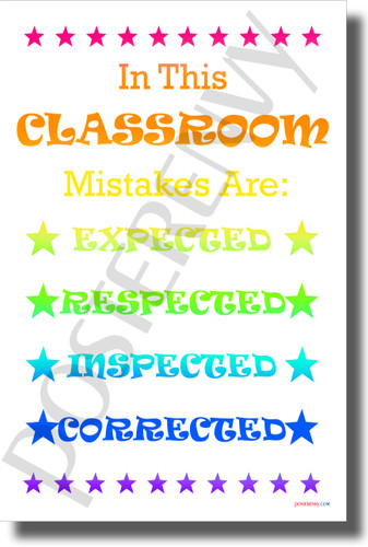 In This Classroom - Rainbow Version - NEW Classroom Motivational Poster