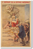 2nd Emprunt de la Defense Nationale - French Vintage Reprint Poster