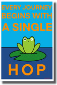 Frog Quote - NEW Humor POSTER