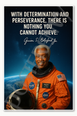 NASA Astronaut Guion S Bluford Jr - African American Space Astronaut Poster - 18 inch x 12 inch