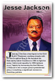 Jesse Jackson - Civil Rights Leader - Biography Poster 18 x 12 inch