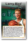 Larry Bird - Basketball Legend - Biography Poster 18 x 12 inch