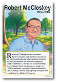 Robert Mccloskey - Notable Figure - Biography Poster 18 x 12 inch