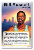 Bill Russell - Basketball Legend - Biography Poster 18 x 12 inch