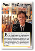 Paul Mccartney - Beatles Musician - Biography Poster 18 x 12 inch