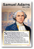 Samuel Adams - Revolutionary Leader - Biography Poster 18 x 12 inch