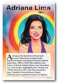 Adriana Lima - Brazilian Supermodel - Biography Poster 18 x 12 inch