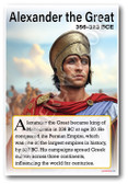 Alexander the Great - Ancient Military Leader - Biography Poster 18 x 12 inch