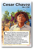 Cesar Chavez - Labor Activist - Biography Poster 18 x 12 inch