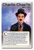 Charlie Chaplin - Silent Film Icon - Biography Poster 18 x 12 inch