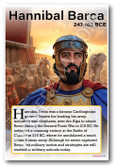 Hannibal Barca - Carthaginian General - Biography Poster 18 x 12 inch